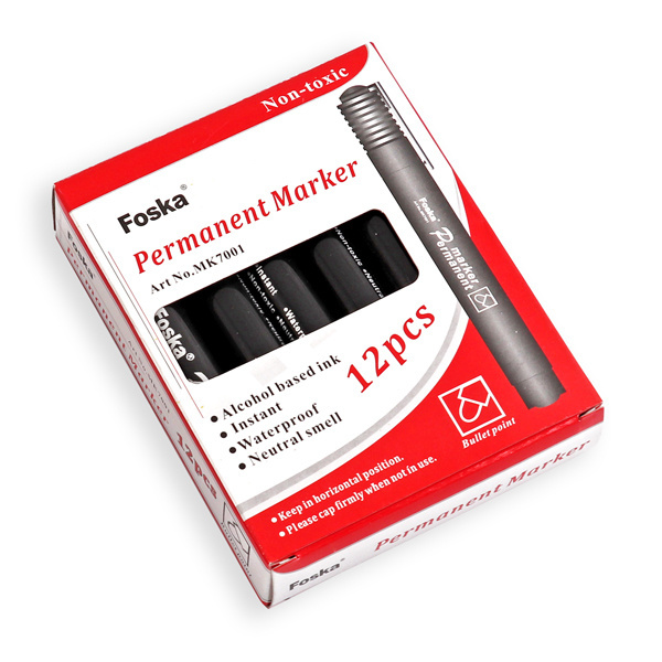 Foska Hot Sale Color Stationery Permanent Marker Pen