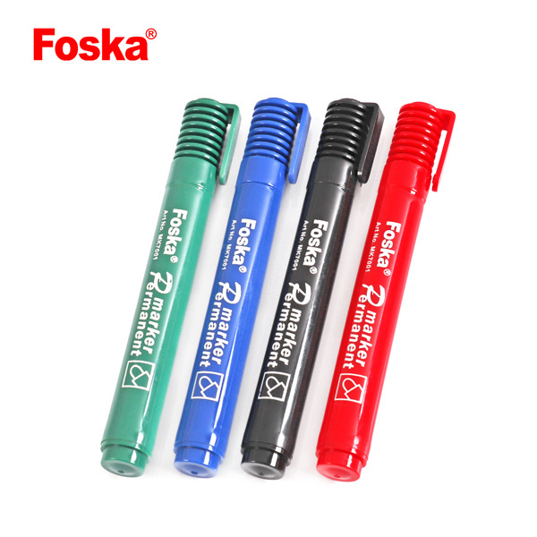 Foska Hot Sale Color Stationery Permanent Marker Pen