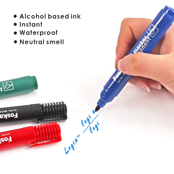 Foska Hot Sale Color Stationery Permanent Marker Pen