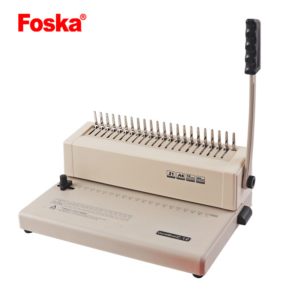 Foska Factory  Comb Binder Rubber Ring A5 21-Hole Comb Book Binding Machine For Office School Supplier