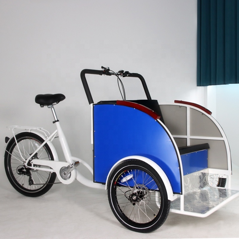 Hot Selling Fat Tire Trike Moped Electric Pedicab For Passenger