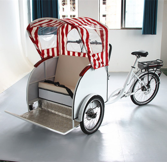 Adult three wheel bicycle manned cargo trike RICKSHAW tricycle