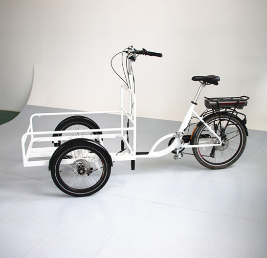 front loading 3 wheels cargo tricycle for family with wooden case for commercial delivery cargo