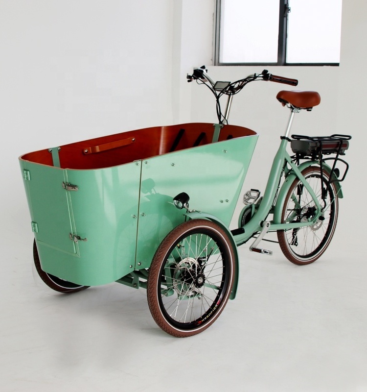 new design reverse trike tricycle two front wheels cargo bike for sale