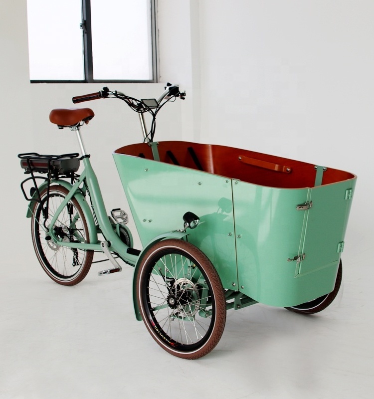 new design reverse trike tricycle two front wheels cargo bike for sale