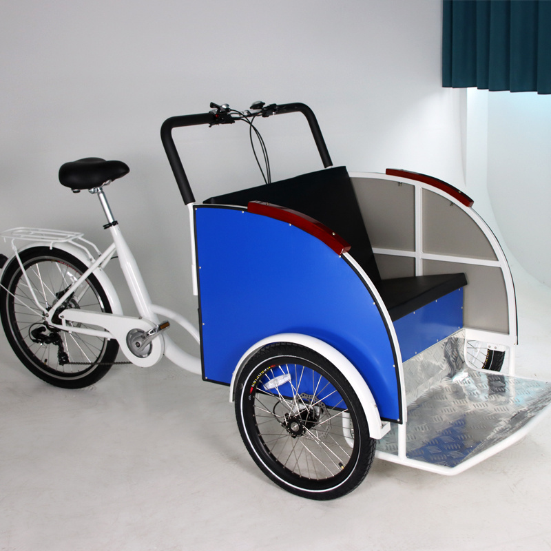 Open Body 3 Wheel Electric Tricycles e rickshaw Tuk Tuk for Sale