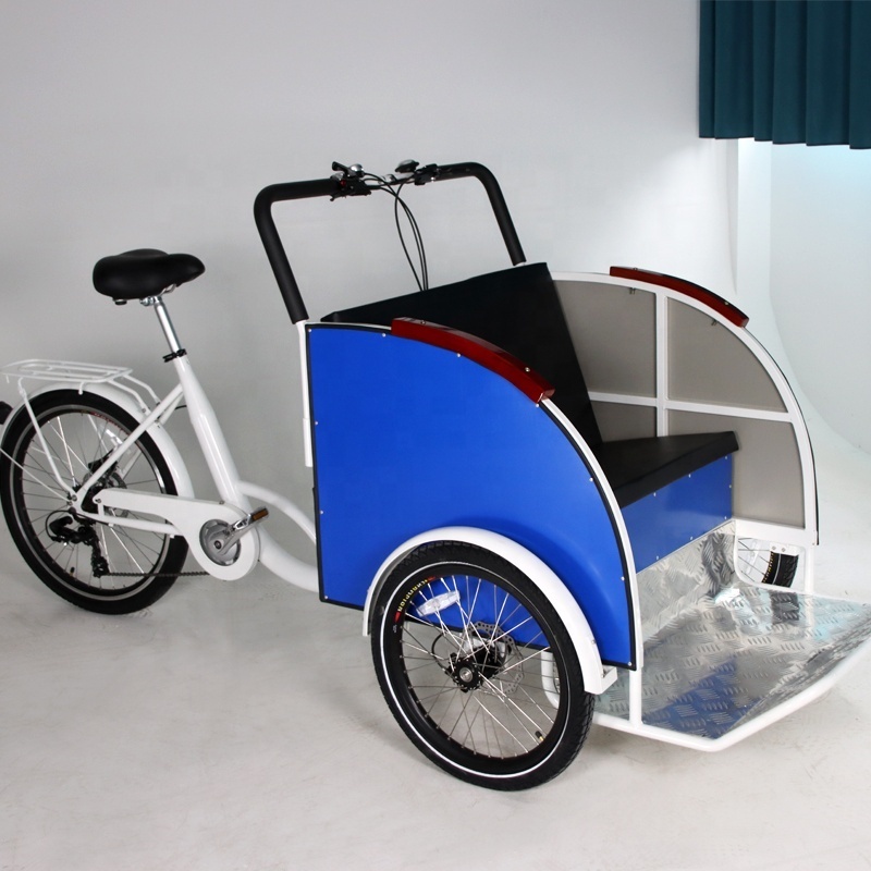 Hot Selling Fat Tire Trike Moped Electric Pedicab For Passenger