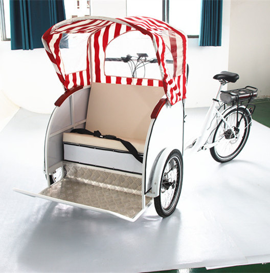 Adult three wheel bicycle manned cargo trike RICKSHAW tricycle