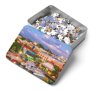 Custom Playing Card Game Tin Packaging Can Metal Puzzle Tin Box Wholesale