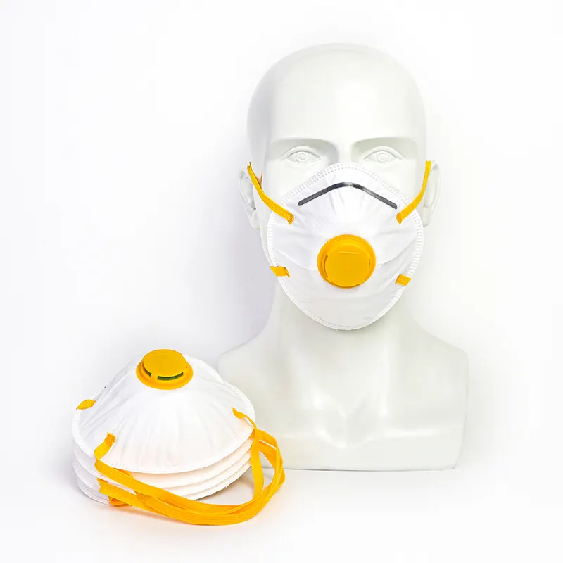 Comfortable breathable KN95 Dust Mask Against PM2.5 Headband with Cool Flow Valve for Construction work mining drywall sanding