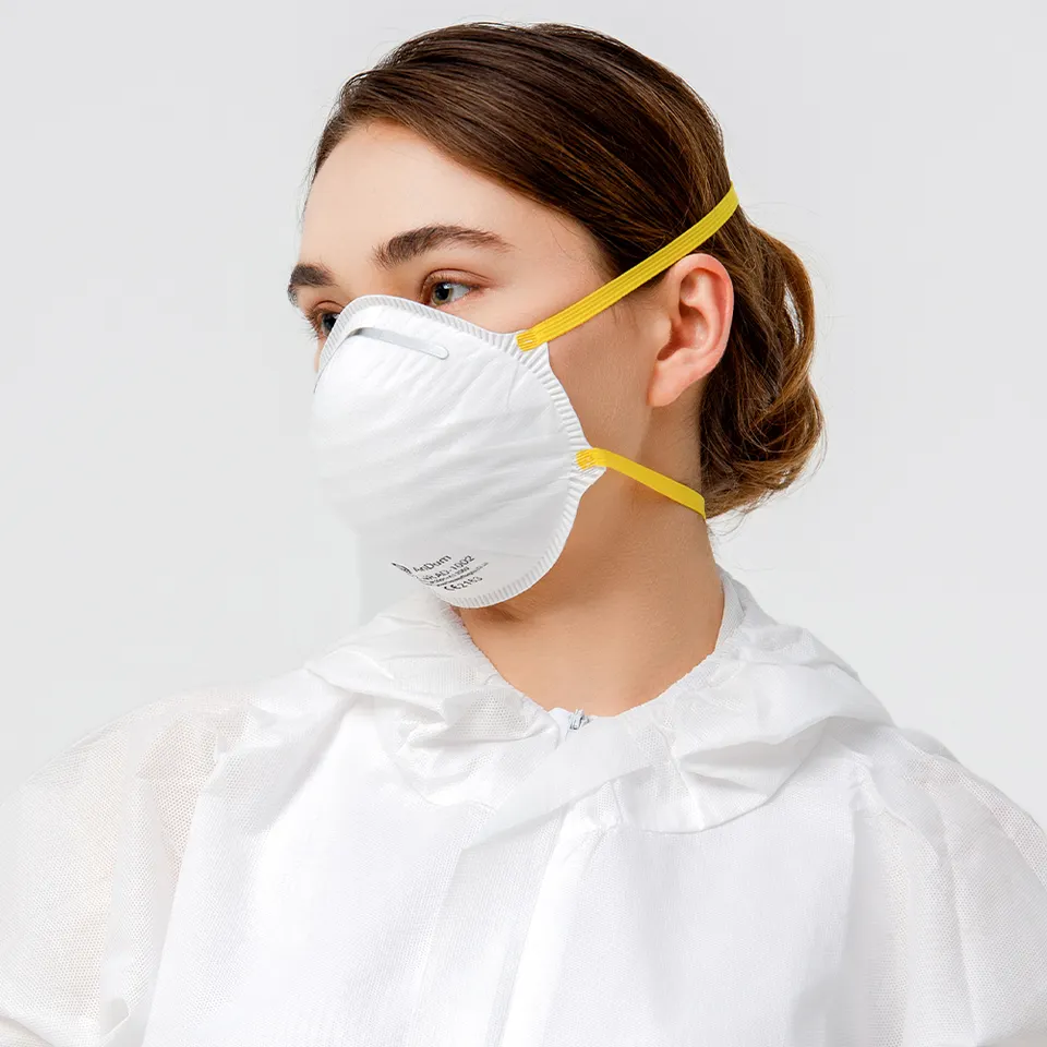 2024 New Arrival PPE Moulded Nose Mask Direct Factory Price Mask Respiratory Pro-Face Masks FFP2 with Customized Logo