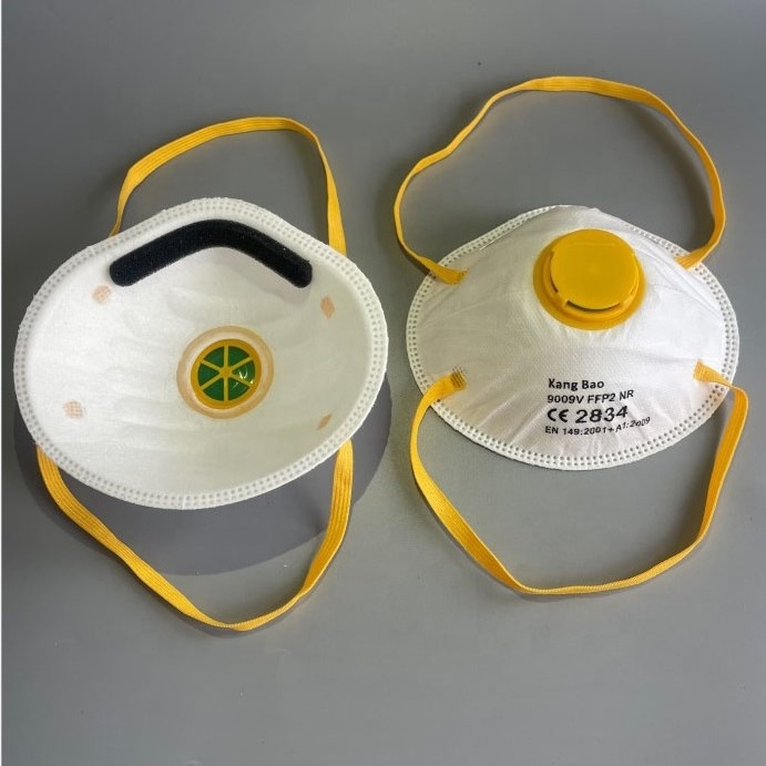 9009V GB2626 KN95 CE Cup facemask ffp2 with activated carbon  Disposable construction anti-dust Face Mask for Industrial protect