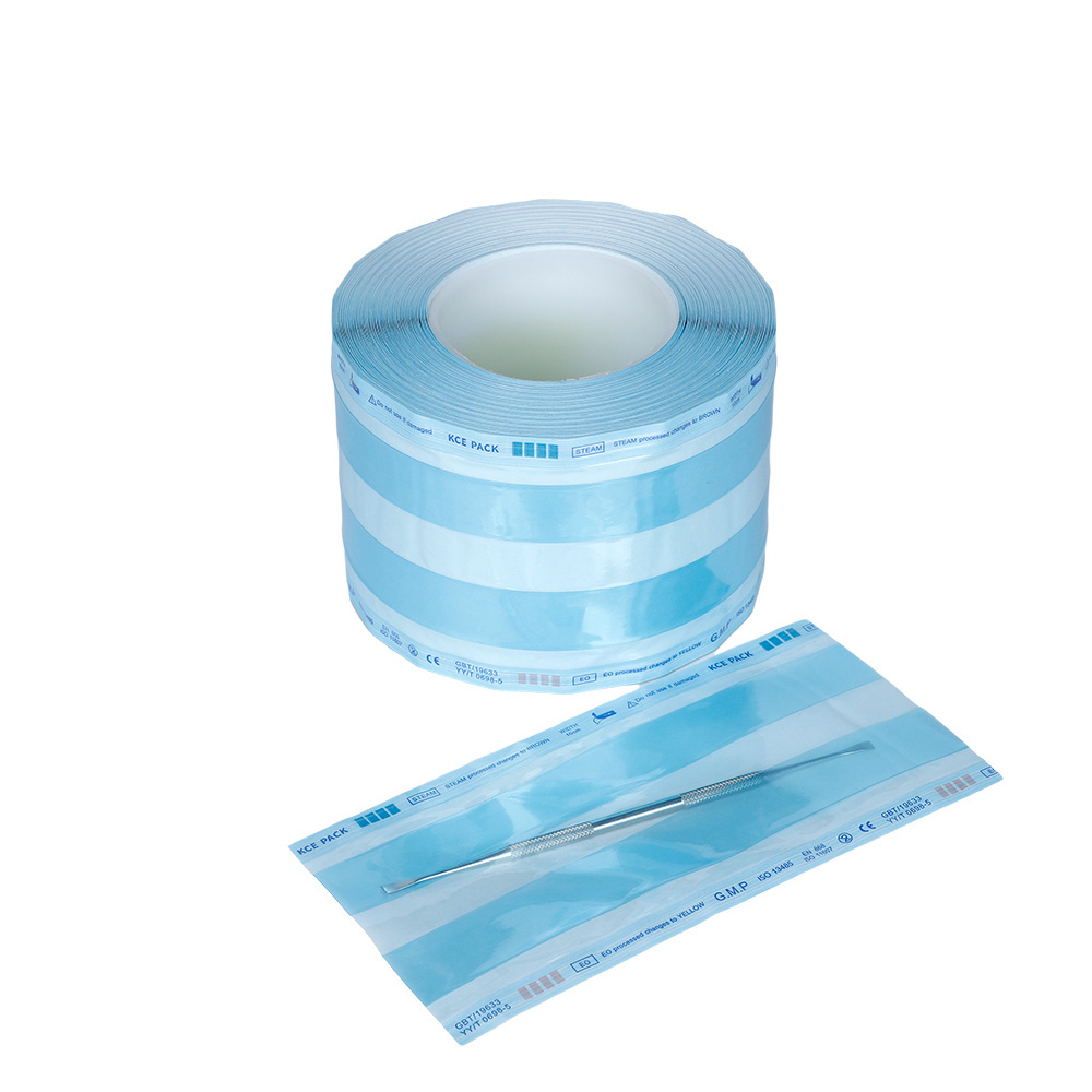 Sterilization Pouch Roll /reel Disposable Medical Heat Sealing Flat Autoclave Sterilization Pouch Roll /reel For Medical Package