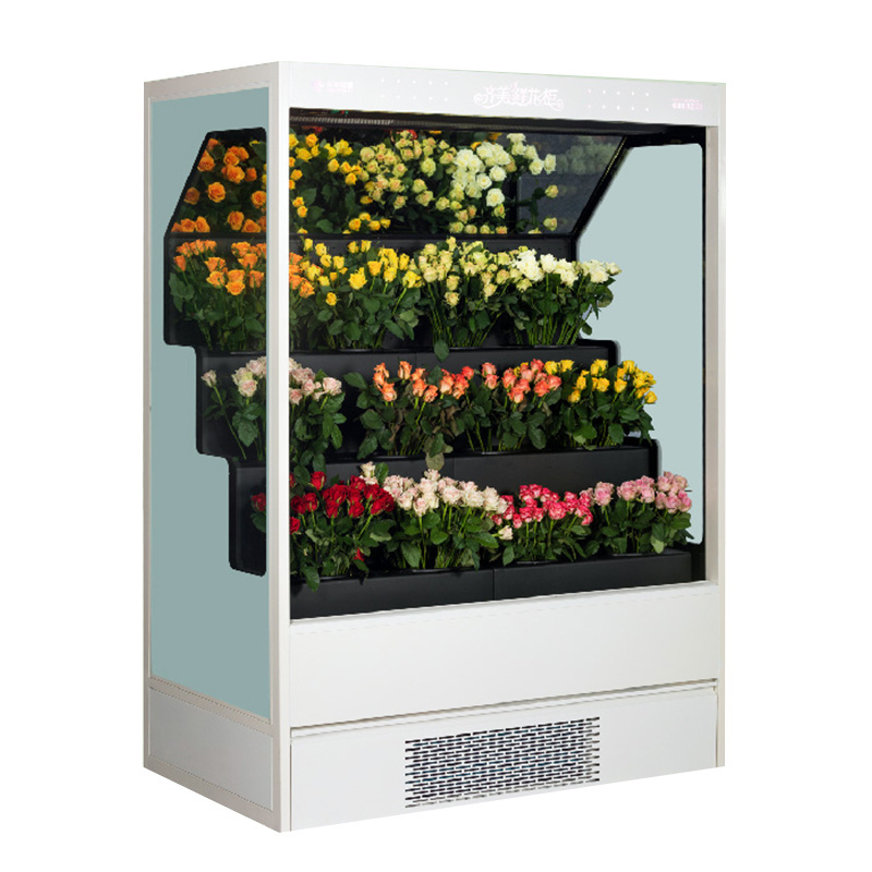 Kimay hot selling self-service flower vending machine fresh flower display chiller commercial refrigerator