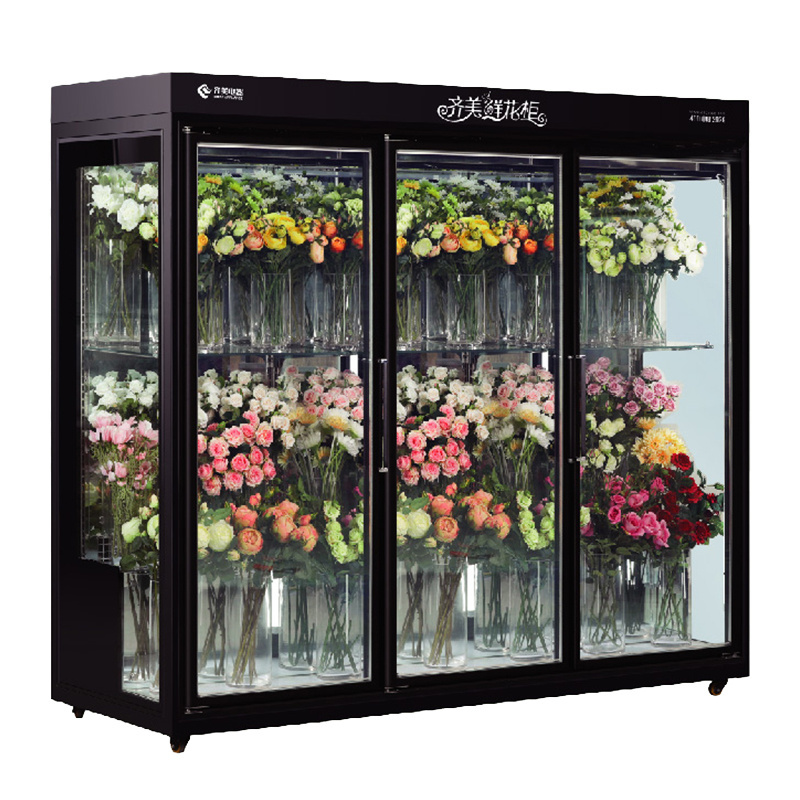 Kimay hot selling flower room fresh flower display freezer commercial refrigerator