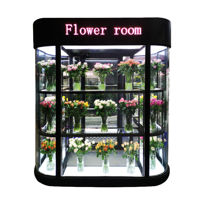 Kimay hot selling flower room fresh flower display freezer commercial refrigerator