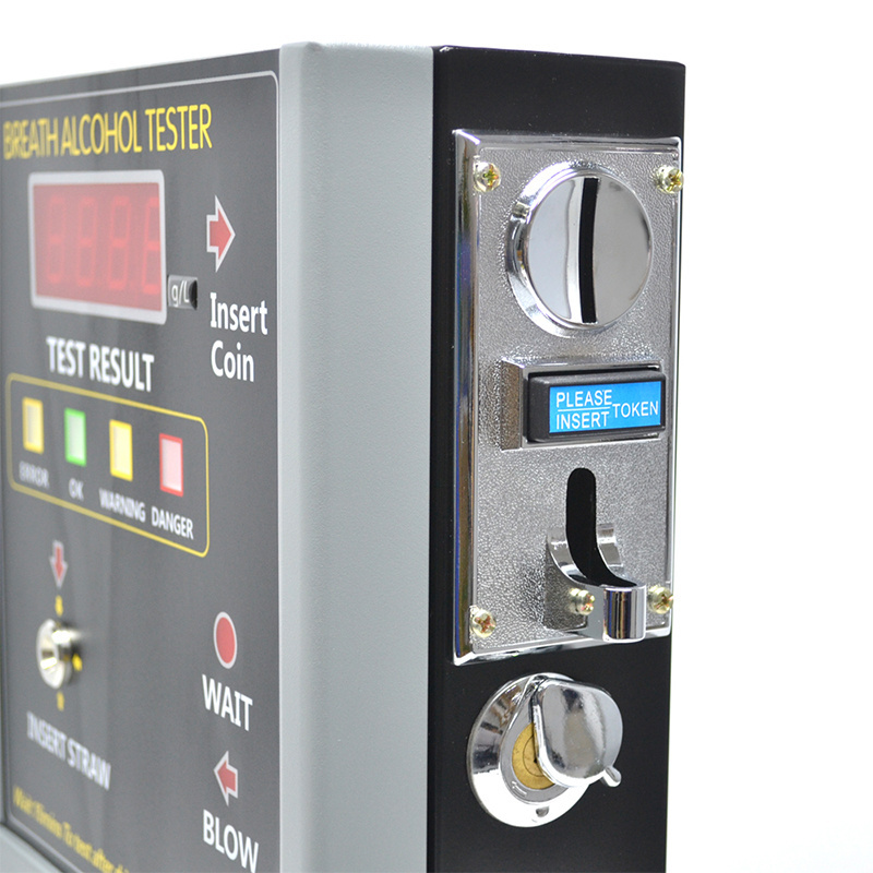 Manufacturer Fuel Cell Alcohol Breath Tester - Breathalyzer Vending Machine - Wall-mount Coin Alcohol Tester, AT-819 (319)