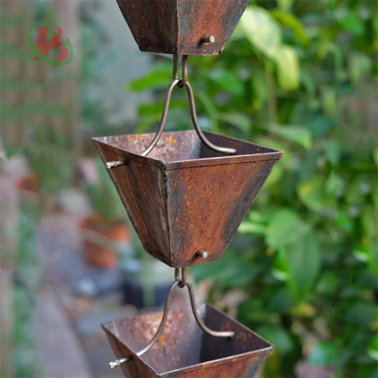 umbrella rain chain butterfly iron rain chain corten steel drain system rain chains