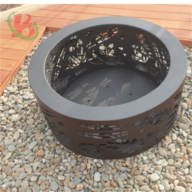 Eye-catching propane fire pit for Backyard wood burning fire table for patio