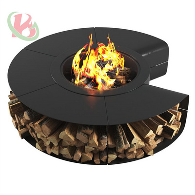 fire pits corten garden steel firepit corten fire pits wood burning fire pit column