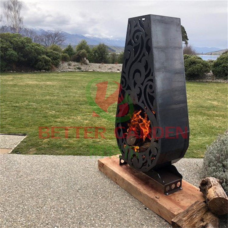 Outdoor fireplace bowl marble portable indoor fire pit bowl