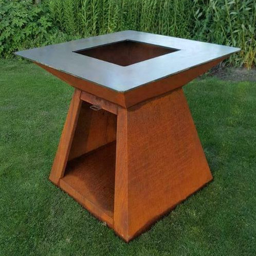 bbq models corten steel large folding bbq grill charcoal stove shish kabob corten steel bbq