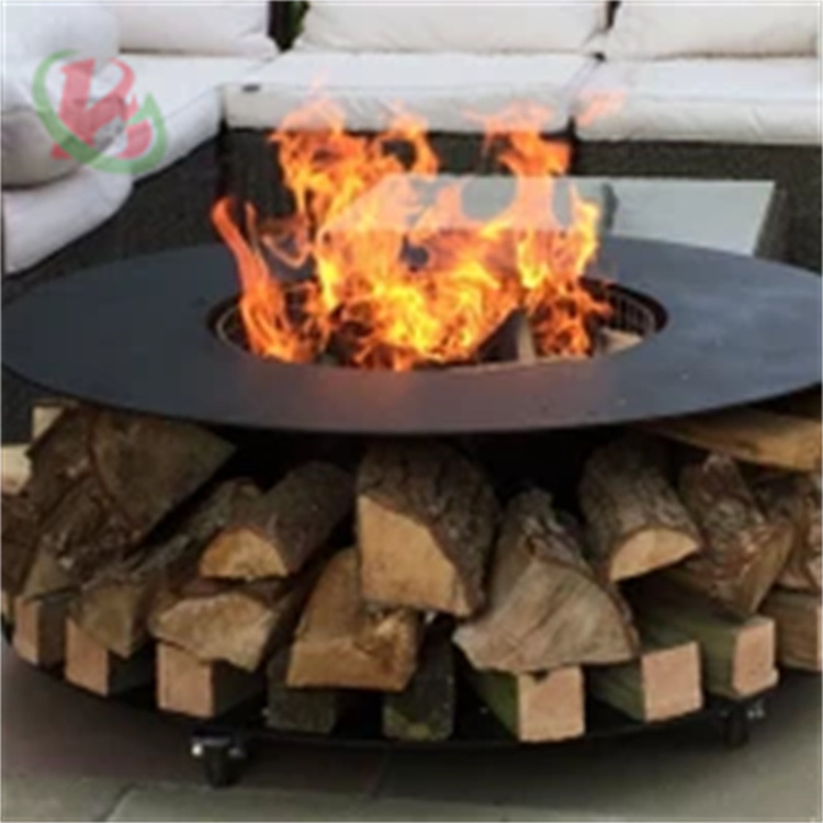 fire pits corten garden steel firepit corten fire pits wood burning fire pit column