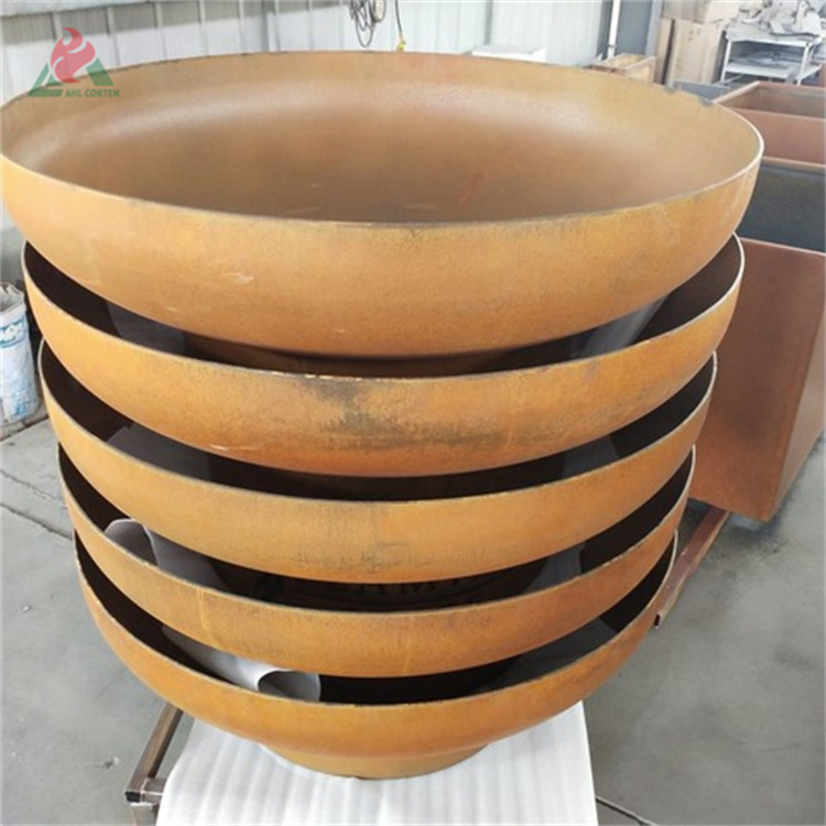 Factory wholesale barbecue fire pit suppliers corten steel outdoor wood burning fire pit fire bowl