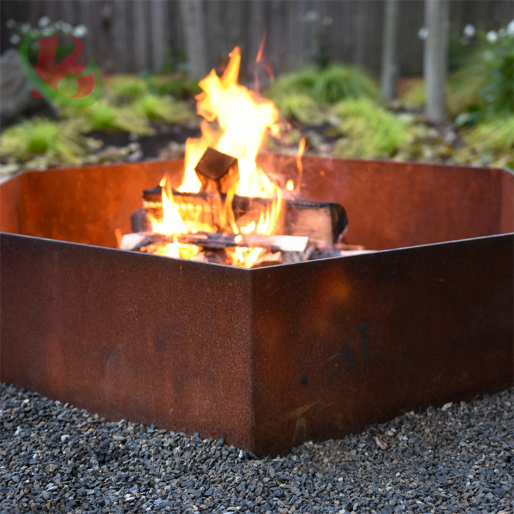 rectangle corten steel fire pit corten steel square fire pit fire pit with bbq function