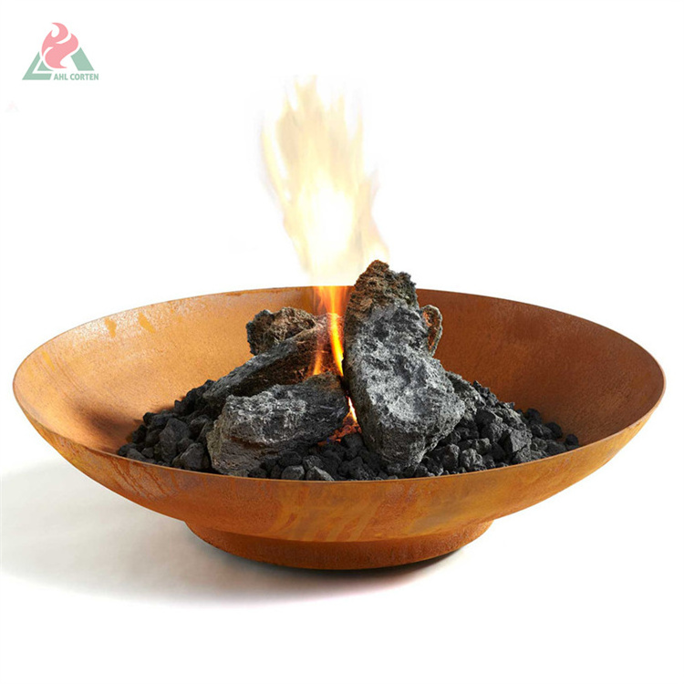 Factory wholesale barbecue fire pit suppliers corten steel outdoor wood burning fire pit fire bowl