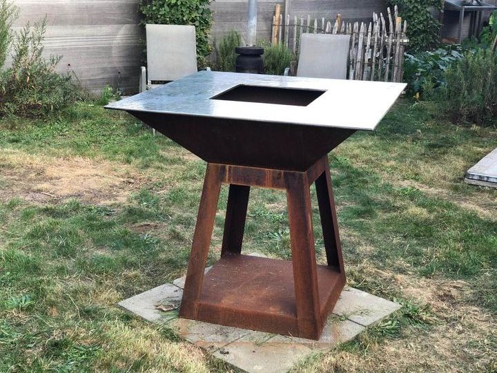 bbq models corten steel large folding bbq grill charcoal stove shish kabob corten steel bbq