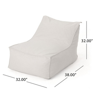 Custom Stylish Bean Bag Sofa Chair Cover Only Big Washable Living Room Bean Bag Lazy Sofa Chair Lounger Without Filling