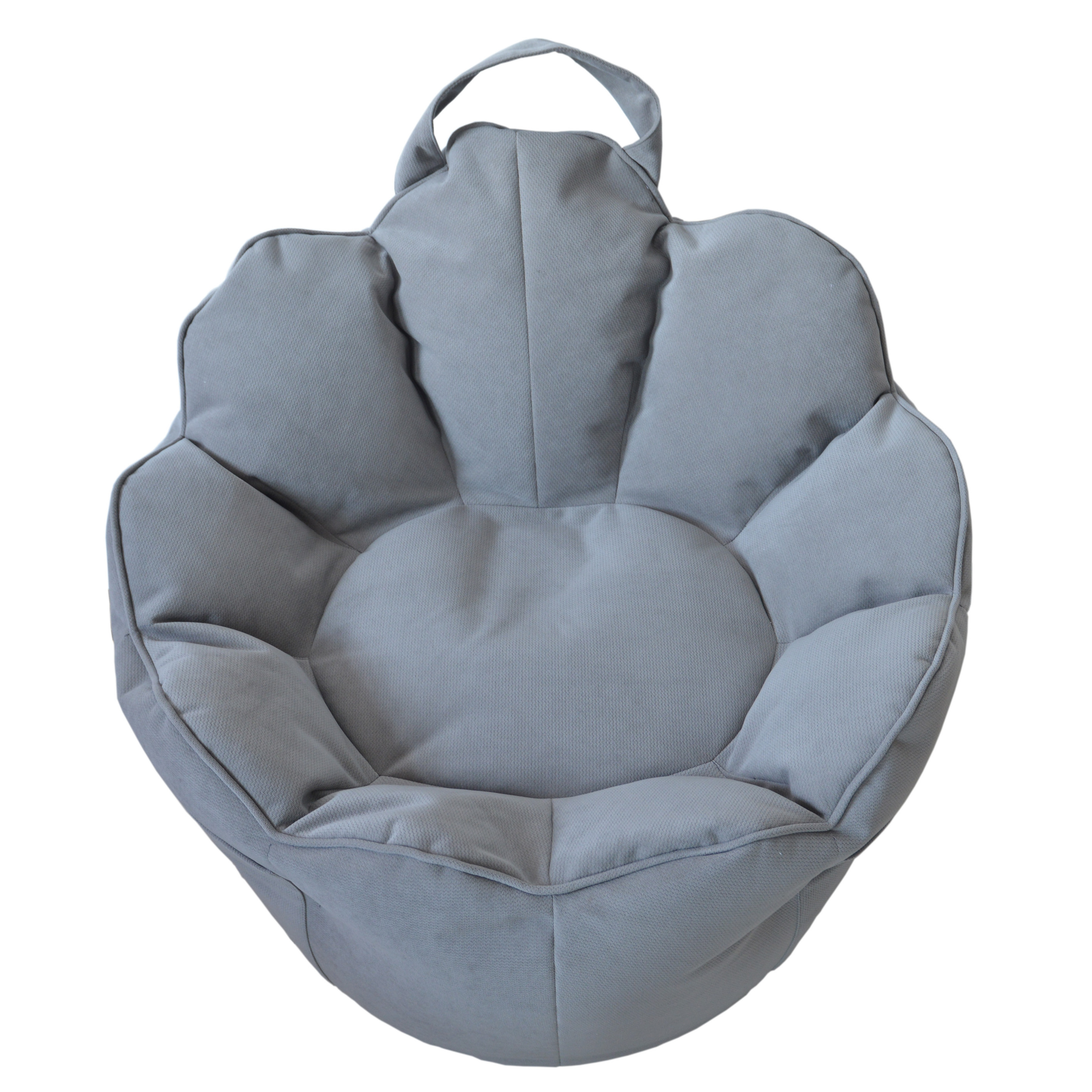 Customized Pumpkin Flower Shape Beanbag Sofa Couch Lounger Tatami Single Bedroom Balcony Family Leisure Chair Sofa