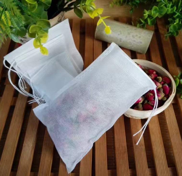 Hot Sale Coffee Filter Bag Non Woven Fabric Roll Printing Empty Tea Bags Packing