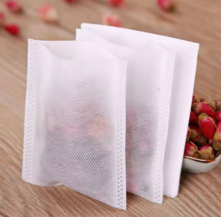 Tea Bags with Cotton Draw Strings Eco Paper Filter Tea Bag Heat Seal Empty Loose Leaf Tea Bags