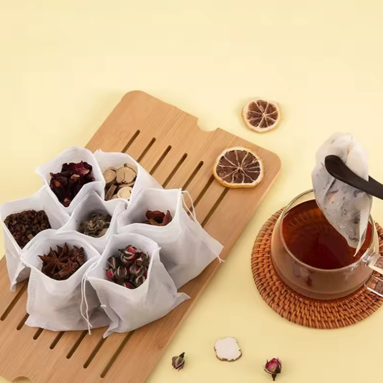 Easily Use Empty Tea Bag Non-Woven Material Empty Herbal Medicine Flower Coffee Filter Bags