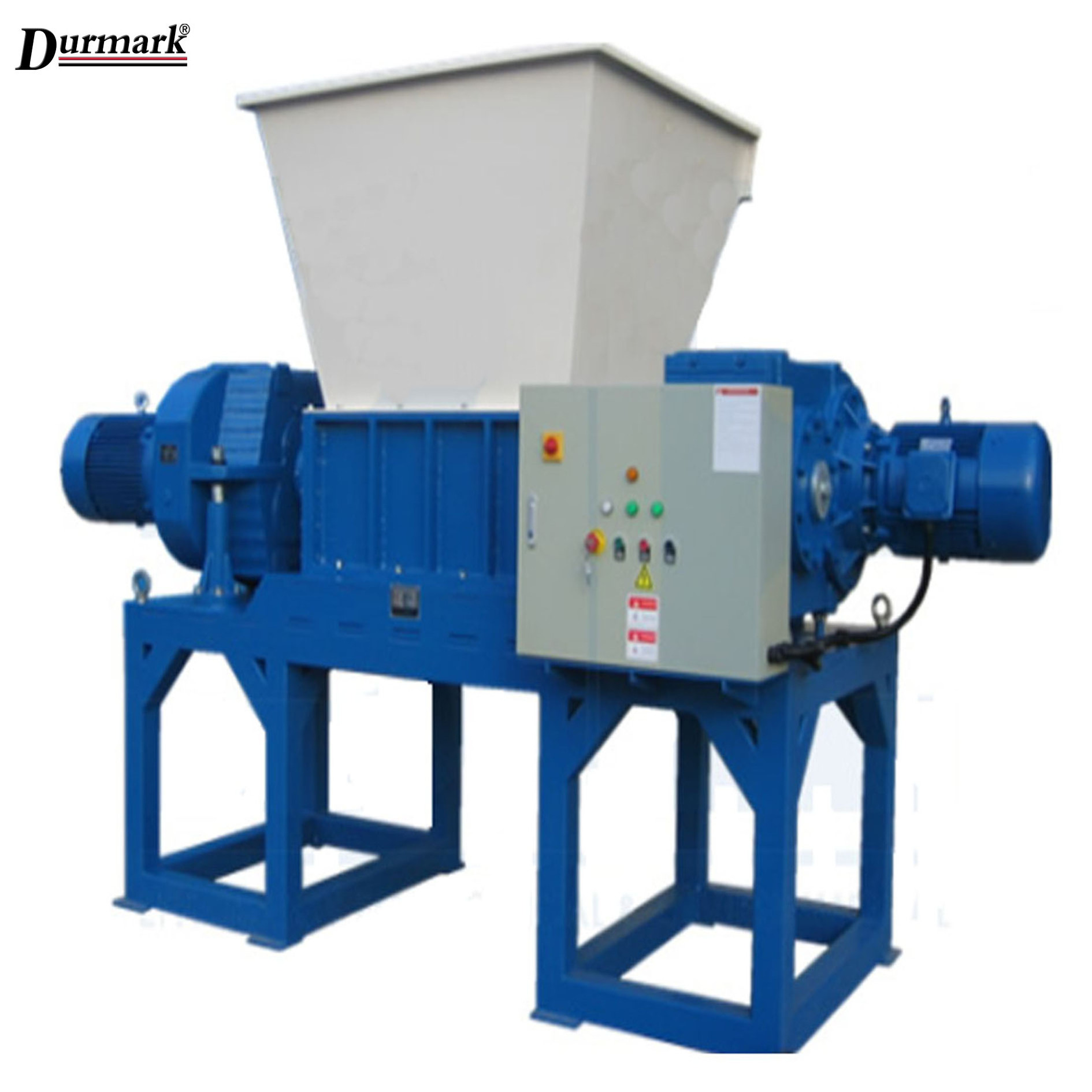 Double Shaft Plastic Shredder and Crusher Electronic Waste Scrap Metal Recycling Machine Used Metal