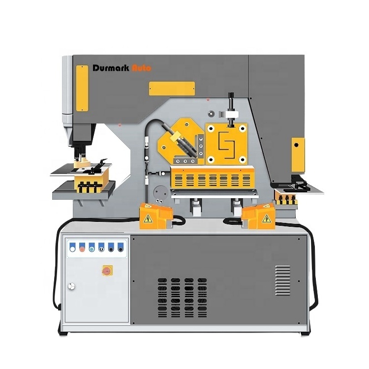 Hydraulic ironworker angle steel shearing machine sheet metal notching machine