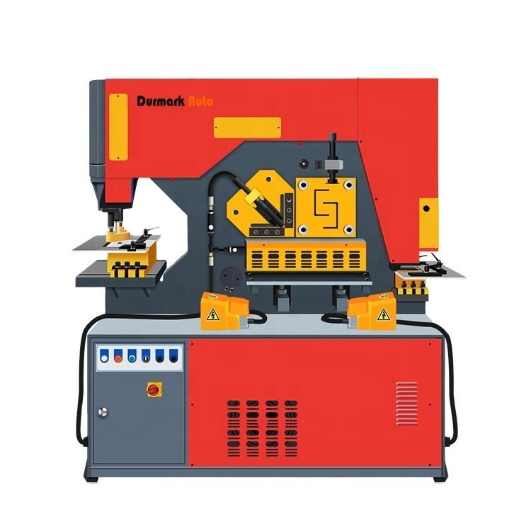 Hydraulic ironworker angle steel shearing machine sheet metal notching machine