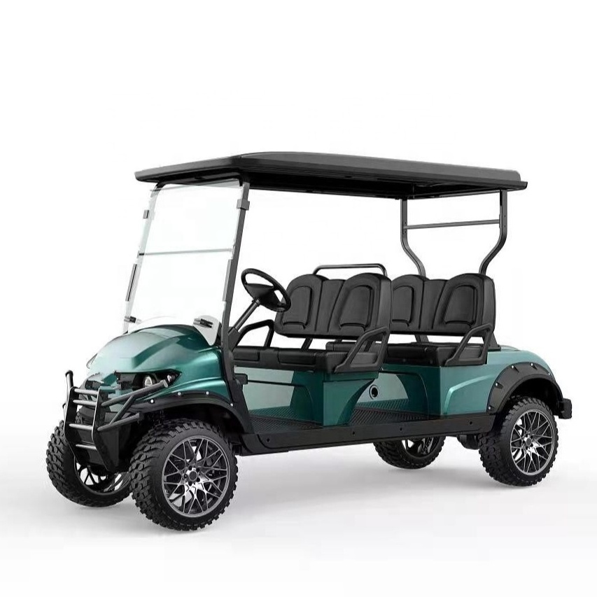 AHLT 4 seaters 6 seater electric golf cart, utility buggy food golf carts with curtis controller