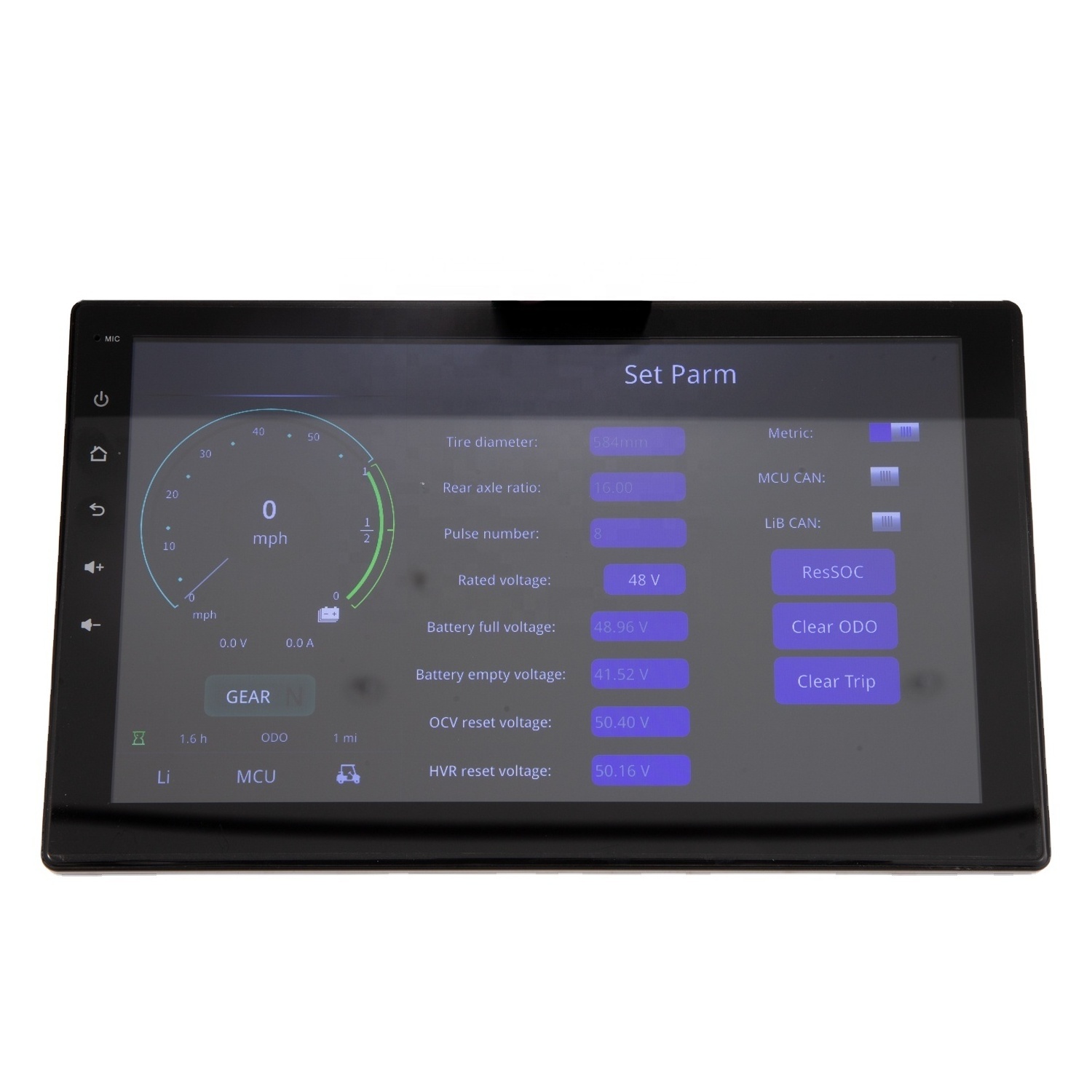 LT brand 10 inch 12 inch cluster meter touch screen with back up camera function car play