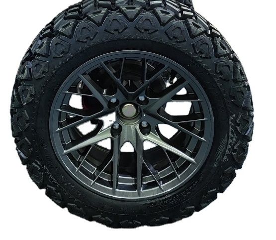 electric hunting golf car tires and customized rims 14''