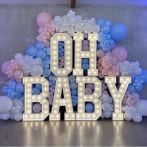 Wholesale 4ft Marquee Letters Wedding Decor Lights Marquee Letter 3ft Led Big Numbers Giant Light Up Letters Led Marquee