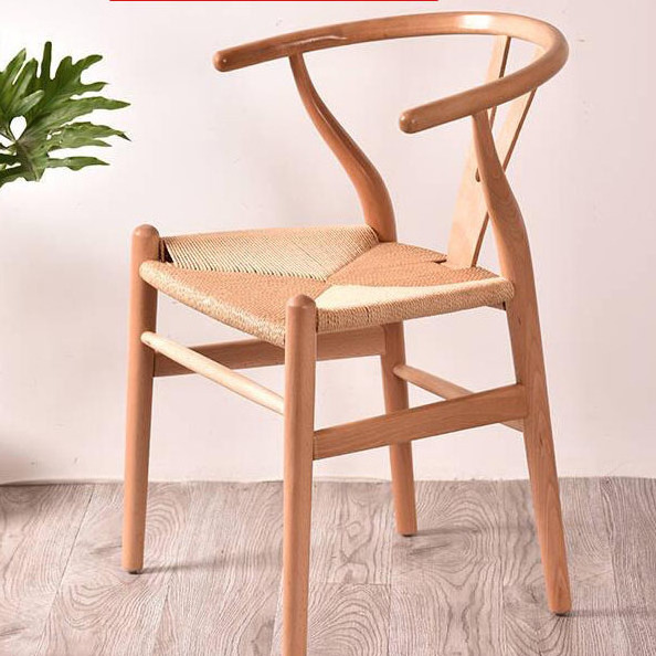 OWNSWING Hot Sale Rattan Dinning Solid Wood Modern Dining Chairs Wishbone Hans Wegner Chair