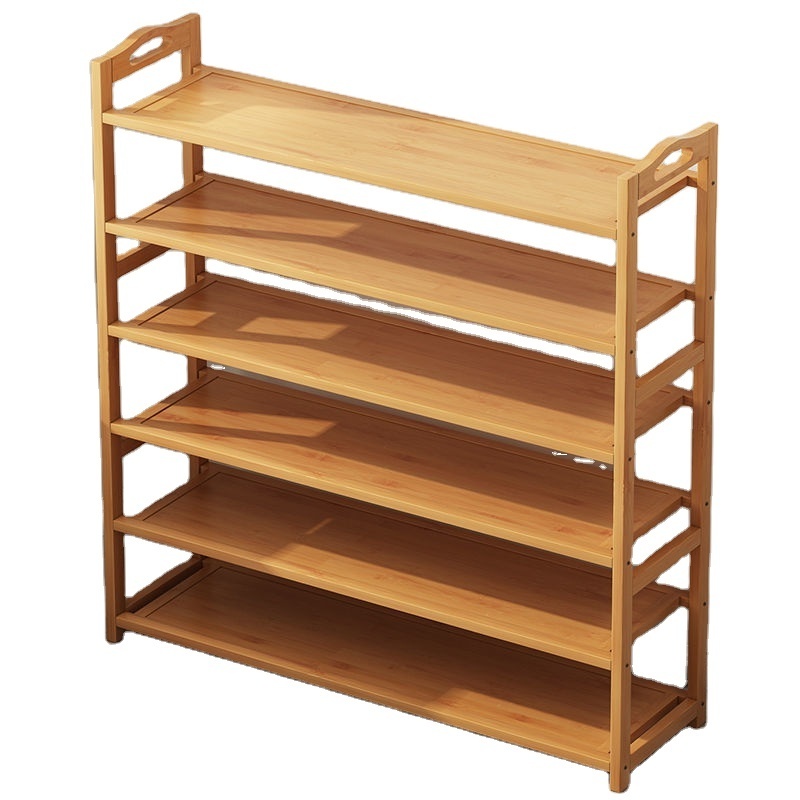 Multifunctional Wooden Bamboo Shoe Rack for Entryway Hallway and Closet