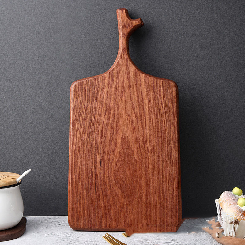 OWNSWING Cutting Blocks with Handle Wood Chopping Boards Solid Wood Cutting Board Charcuterie Board Wooden