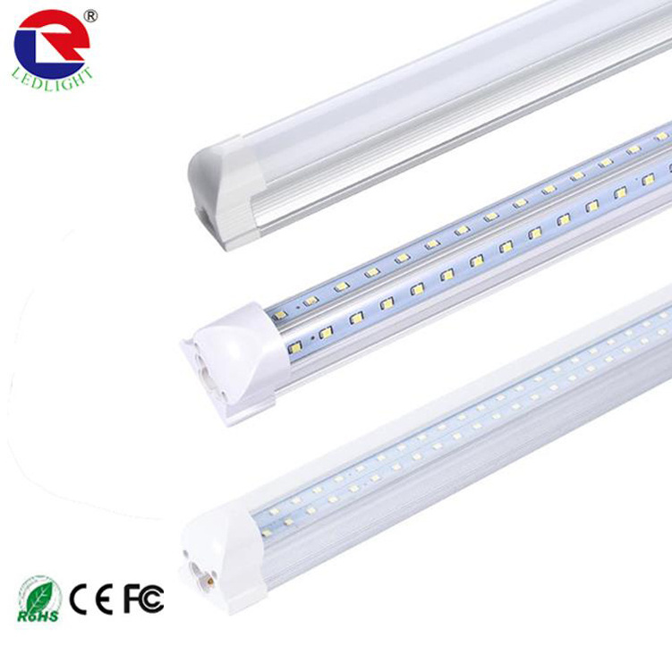 G13 TWO PINS v-shape led tube wide beam angle 4ft 1200mm v shape cooler t8 led tube