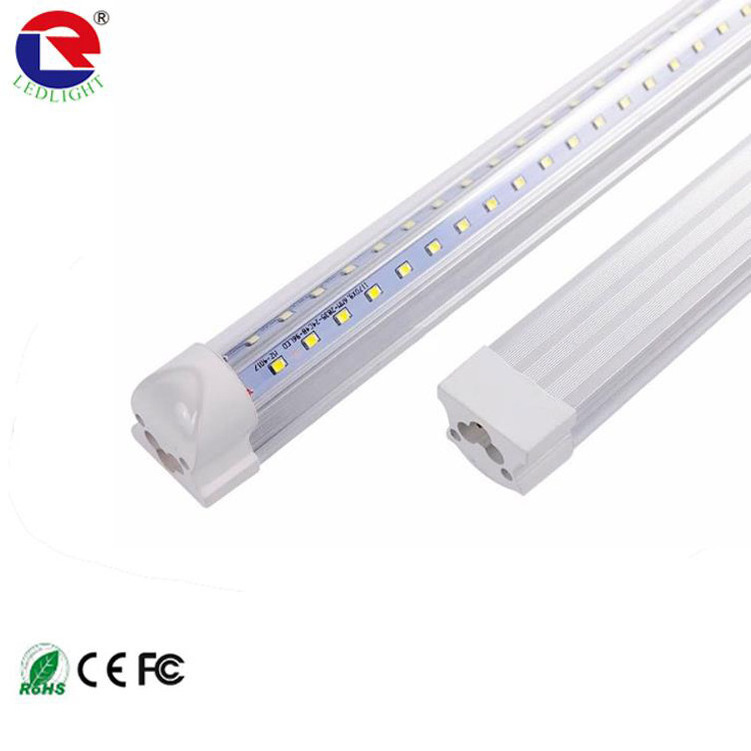 US market 4 FT 8FT super bright led tube v shape double led chips 96 inch T8 Led tube integrated tube light fixture