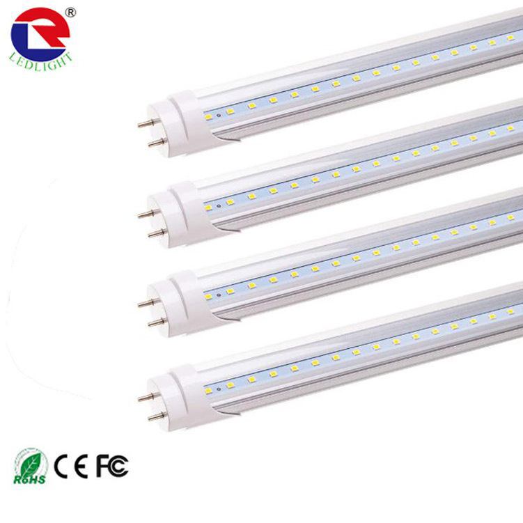 Dimmable Aluminum+ PC Shopping Mall Light Fixture 1200mm 4 Feet Fluorescent T8 18W LED Tube