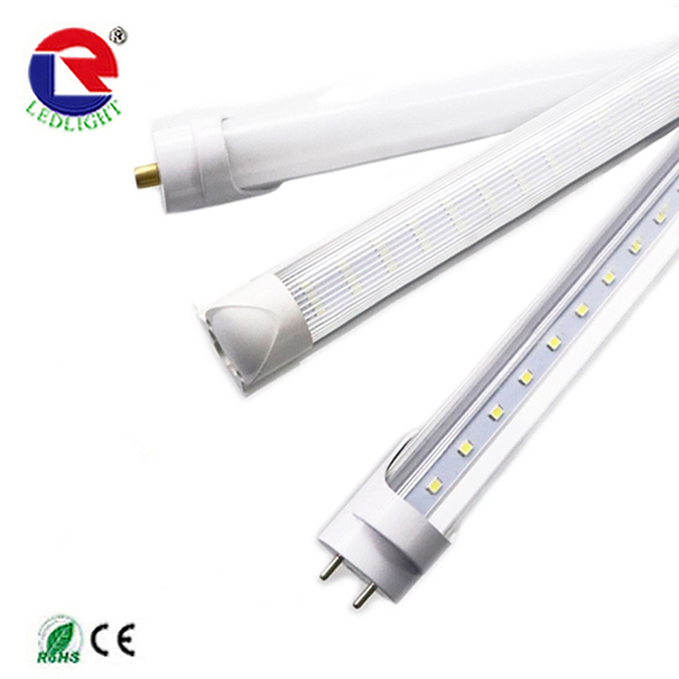 CE High brightness T8 1500mm 6500K 4000K 3000K Housing led plastic lamp tube light fixture for indoor shop office